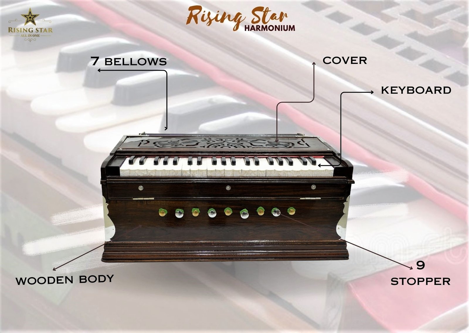 9 deals stopper harmonium